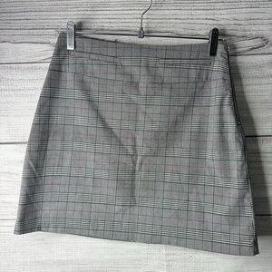 cadie's y2k plaid mini‎ skirt fully lined women's size XS